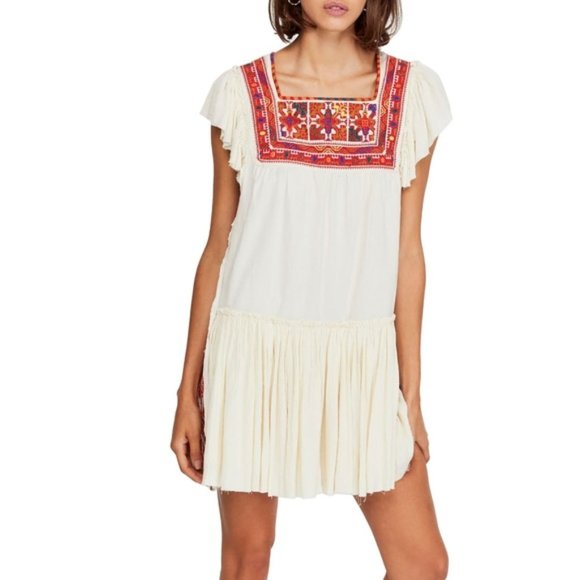 Free People Dresses & Skirts - Free People Day Glow Mini Dress. M,L . 100% Cotton
